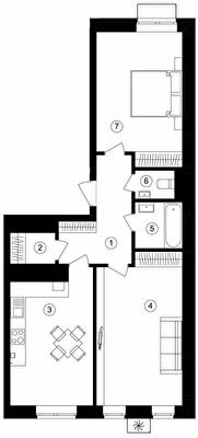 2-кімнатна 66 м² в ЖК One House від 28 500 грн/м², м. Вишневе