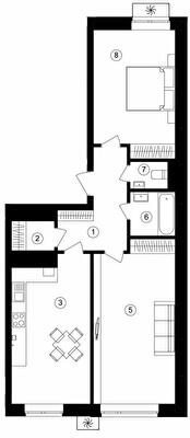 2-кімнатна 71.1 м² в ЖК One House від 23 000 грн/м², м. Вишневе