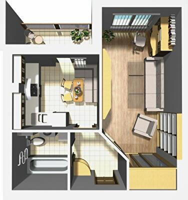 1-кімнатна 37.41 м² в ЖК Сімейне містечко від 14 000 грн/м², с. Шевченкове