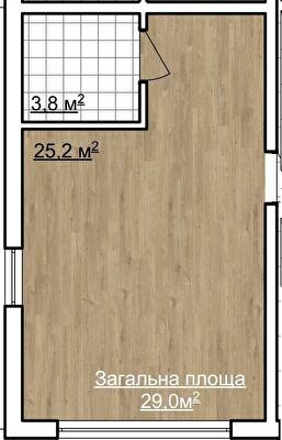 1-кімнатна 29 м² в ЖК Geneva від 22 500 грн/м², с. Софіївська Борщагівка