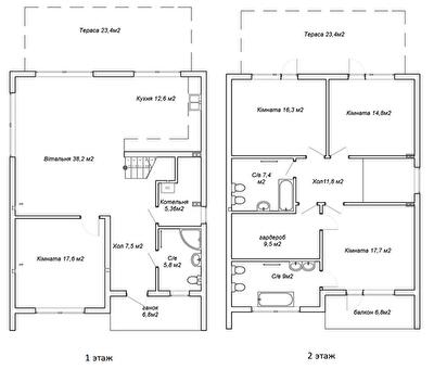 Котедж 200 м² в КМ Нова Ходосівка від 30 750 грн/м², с. Ходосівка
