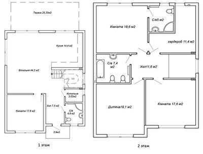 Котедж 210 м² в КМ Нова Ходосівка від 32 143 грн/м², с. Ходосівка