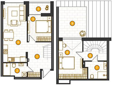Дворівнева 90.75 м² в ЖК Royal Residence від 37 200 грн/м², Харків