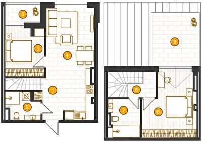 Дворівнева 91.23 м² в ЖК Royal Residence від 34 150 грн/м², Харків