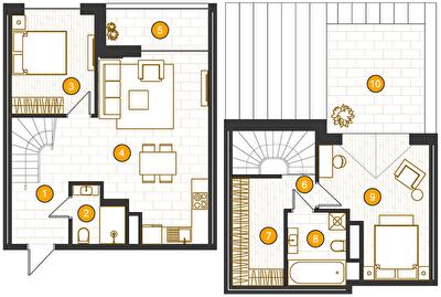 Дворівнева 100.05 м² в ЖК Royal Residence від 34 150 грн/м², Харків