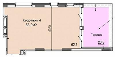 3-комнатная 83.2 м² в ЖК West Hall от 25 000 грн/м², Днепр