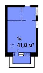 1-кімнатна 41.8 м² в ЖК Оскар від 31 600 грн/м², Одеса