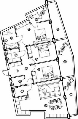 3-кімнатна 141.5 м² в ЖК Primorsky Residence від 17 500 грн/м², м. Южне