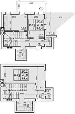 Двухуровневая 76.4 м² в ЖК Святых Ольги и Елизаветы от 20 000 грн/м², г. Винники