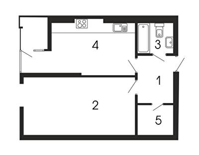 1-комнатная 53.47 м² в ЖК Национальный от 33 750 грн/м², Львов