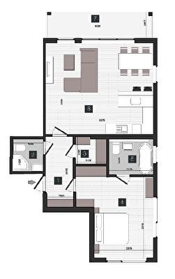 2-кімнатна 102.06 м² в ЖК Zenhouz від 42 000 грн/м², с. Лебедівка