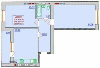 2-комнатная 72.97 м² в ЖК Квартал Лемковский от 11 700 грн/м², Ивано-Франковск