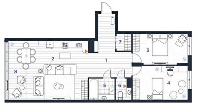 3-кімнатна 98 м² в ЖК Manhattan Up від 28 500 грн/м², Івано-Франківськ