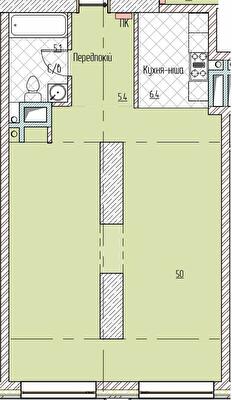 2-кімнатна 66.9 м² в БФК Metropole від 95 800 грн/м², Київ