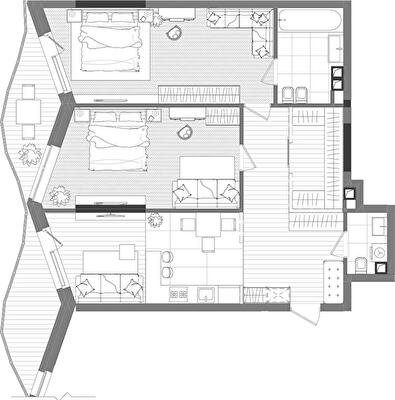 2-кімнатна 93.5 м² в ЖК Creator City від 46 170 грн/м², Київ
