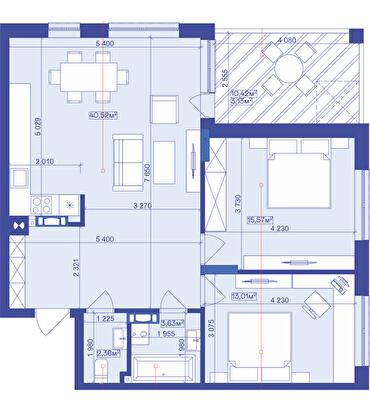 3-кімнатна 79.3 м² в ЖК Utlandia від 31 300 грн/м², м. Ірпінь
