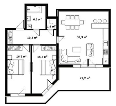 2-кімнатна 96 м² в ЖК Green Land від 30 350 грн/м², Ужгород