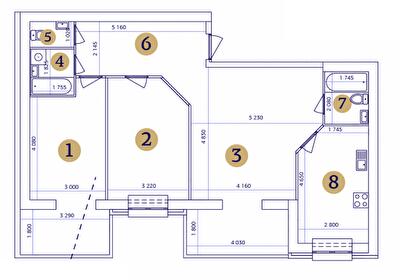 3-кімнатна 96.26 м² в ЖК Резиденція від 18 500 грн/м², Запоріжжя