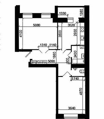 2-кімнатна 70.73 м² в ЖК на вул. Тролейбусна, 4 від 18 500 грн/м², Тернопіль