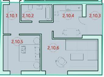 2-комнатная 51.7 м² в ЖК Горизонт от 13 000 грн/м², с. Петриков