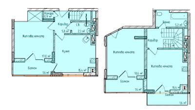 Двухуровневая 75 м² в ЖК Престижный от 21 350 грн/м², Черновцы