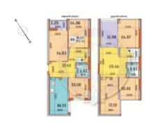 Двухуровневая 151.04 м² в ЖК Медовый-2 от 21 826 грн/м², Киев