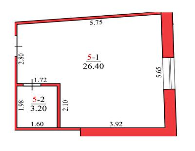 1-кімнатна 29.6 м² в ЖК Конторський від 23 650 грн/м², Харків