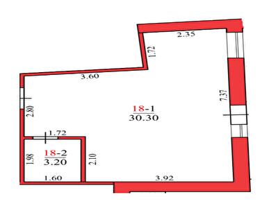 1-кімнатна 33.5 м² в ЖК Конторський від 23 650 грн/м², Харків