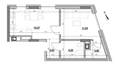 1-комнатная 36.69 м² в ЖК Вилла Погулянка от 53 000 грн/м², Львов