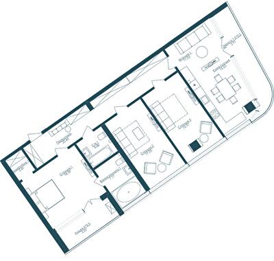 3-кімнатна 117.71 м² в ЖК KANDINSKY Odessa Residence від 56 418 грн/м², Одеса