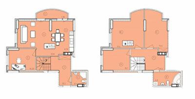 Дворівнева 116.98 м² в ЖК Башни Фонтана від 34 050 грн/м², Одеса