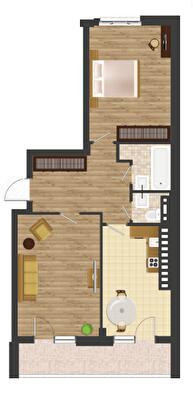 2-кімнатна 74.2 м² в ЖК Золота Ера від 26 300 грн/м², с. Крижанівка