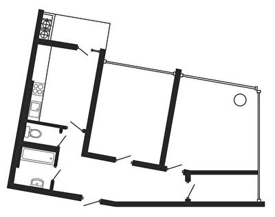 2-комнатная 78.7 м² в ЖК Национальный от 31 050 грн/м², Львов