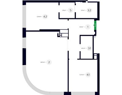 2-кімнатна 70.5 м² в ЖК White Lines від 79 250 грн/м², Київ