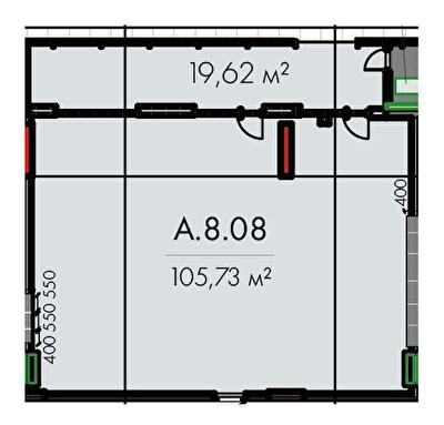 Свободная планировка 105.73 м² в ЖК Avenue 25 от 47 100 грн/м², Днепр