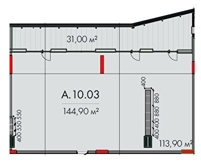 Свободная планировка 144.9 м² в ЖК Avenue 25 от 48 550 грн/м², Днепр