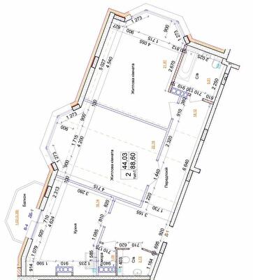 2-комнатная 88.6 м² в ЖК на ул. Симона Петлюры, 21б от 20 300 грн/м², г. Бровары