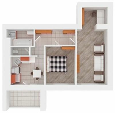 2-комнатная 60 м² в ЖК Сады Вишневые от 24 000 грн/м², г. Вишневое