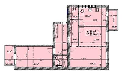 3-кімнатна 90 м² в ЖК Нова Конча-Заспа від 25 000 грн/м², с. Ходосівка