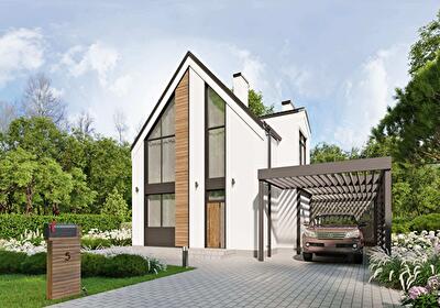 Котедж 95.07 м² в КМ Gardd House Eco Village від 18 723 грн/м², с. Рожни