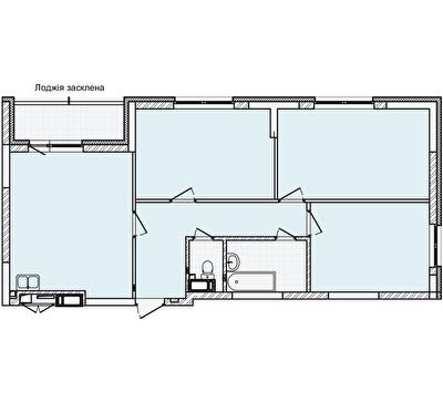 3-кімнатна 88.12 м² в ЖК Святобор від 35 235 грн/м², Київ