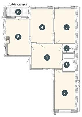 3-кімнатна 91.55 м² в ЖК Святобор від 41 108 грн/м², Київ