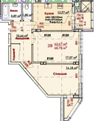 2-комнатная 68.78 м² в ЖК Соняшник от 19 000 грн/м², Львов