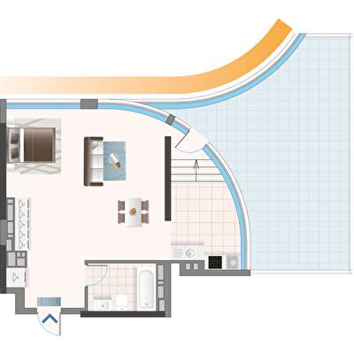 1-комнатная 77.33 м² в ЖК Oasis от 41 500 грн/м², Киев