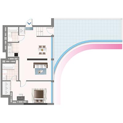 1-комнатная 83.07 м² в ЖК Oasis от 41 500 грн/м², Киев