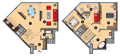 Дворівнева 112.3 м² в ЖК SALUT! від 41 500 грн/м², Київ