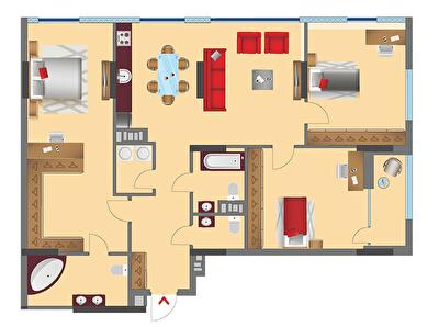3-кімнатна 127.9 м² в ЖК SALUT! від 34 450 грн/м², Київ