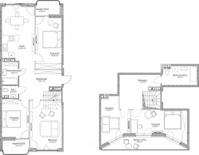 Дворівнева 140.59 м² в ЖК O2 Residence від 27 930 грн/м², Київ
