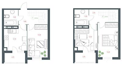 Двухуровневая 91.5 м² в ЖК Озерный гай (Гатное) от 18 328 грн/м², с. Гатное