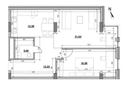 2-комнатная 68.03 м² в ЖК Америка от 25 668 грн/м², Львов